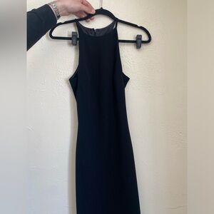Calvin Klein Floor Length Dress- Black S/M